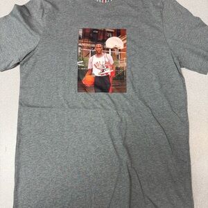 Jordan Gray Short Sleeve Graphic Basketball Crew Tee